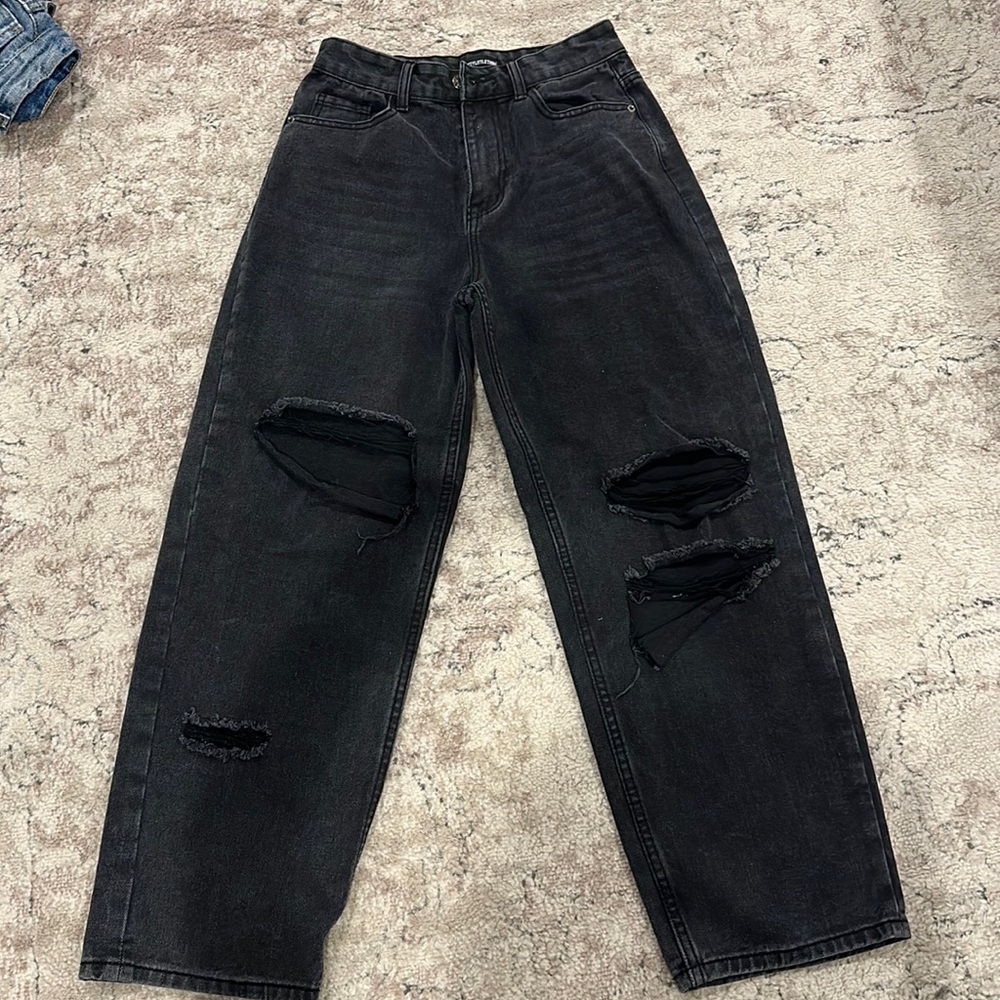 prettylittlething baggy jeans